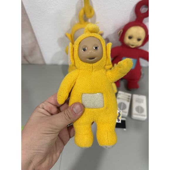 Vintage 1998 Playskool Teletubbies Talking Plush And Keychains Lot READ - Picture 5 of 16